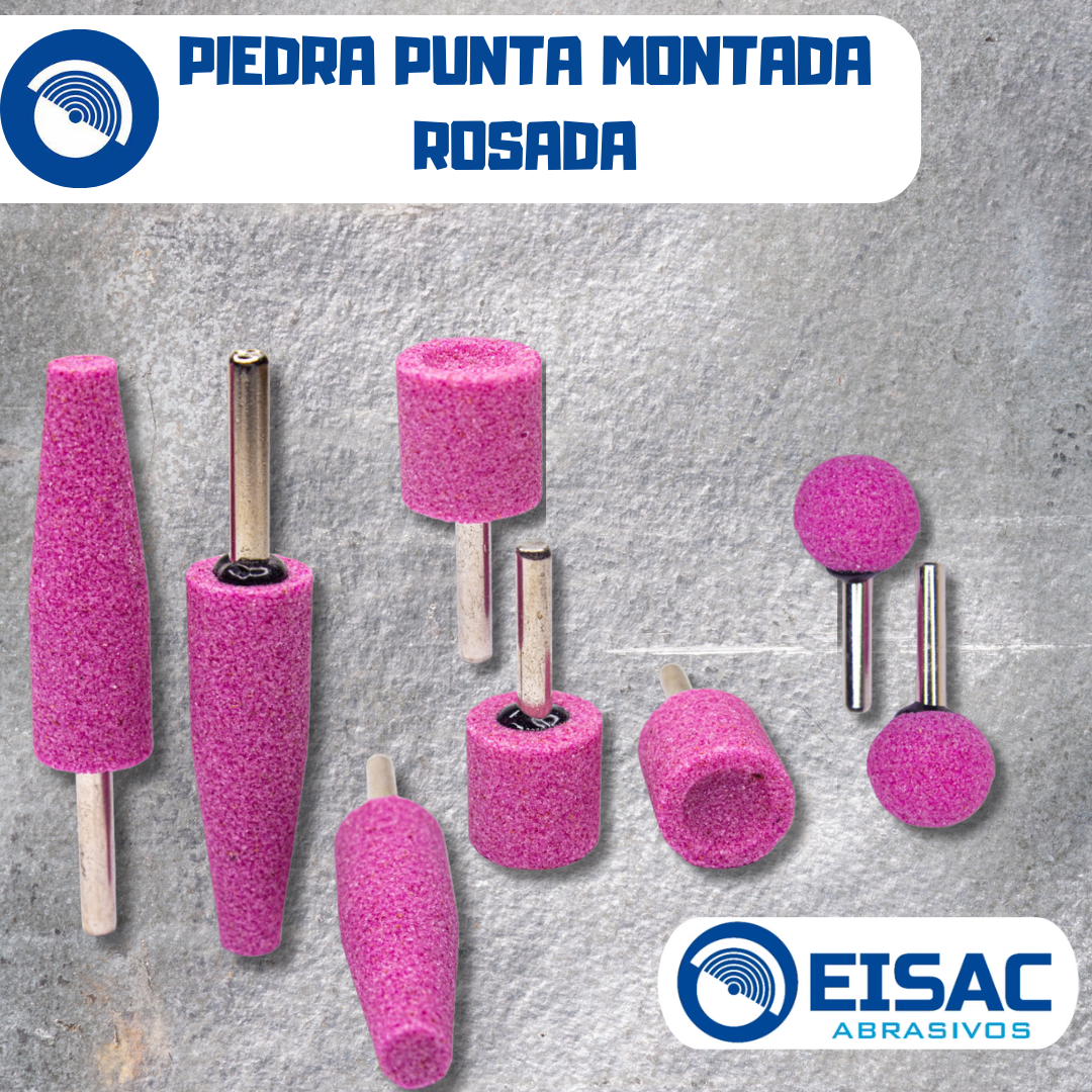 PIEDRA PUNTA MONTADA ROSADO