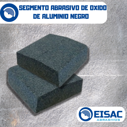 SEGMENTO ABRASIVO DE OXIDO DE ALUMINIO NEGRO