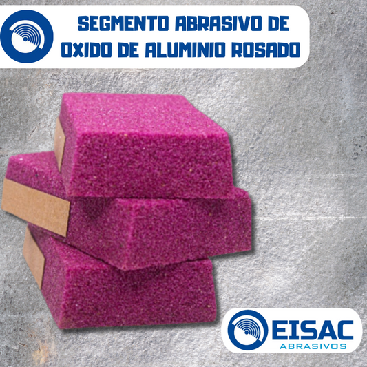 SEGMENTO ABRASIVO DE OXIDO DE ALUMINIO ROSADO