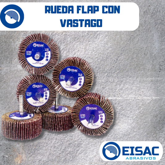 RUEDA FLAP CON VASTAGO